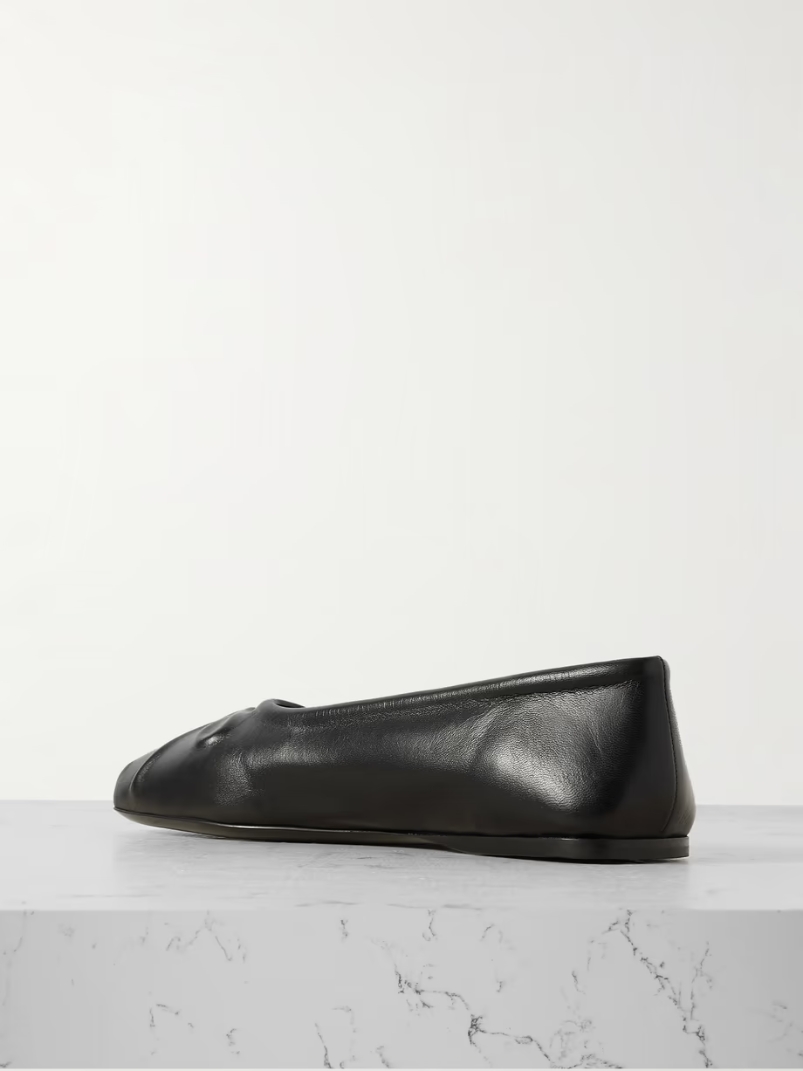 Embossed leather ballet flats Embossed leather ballet flats