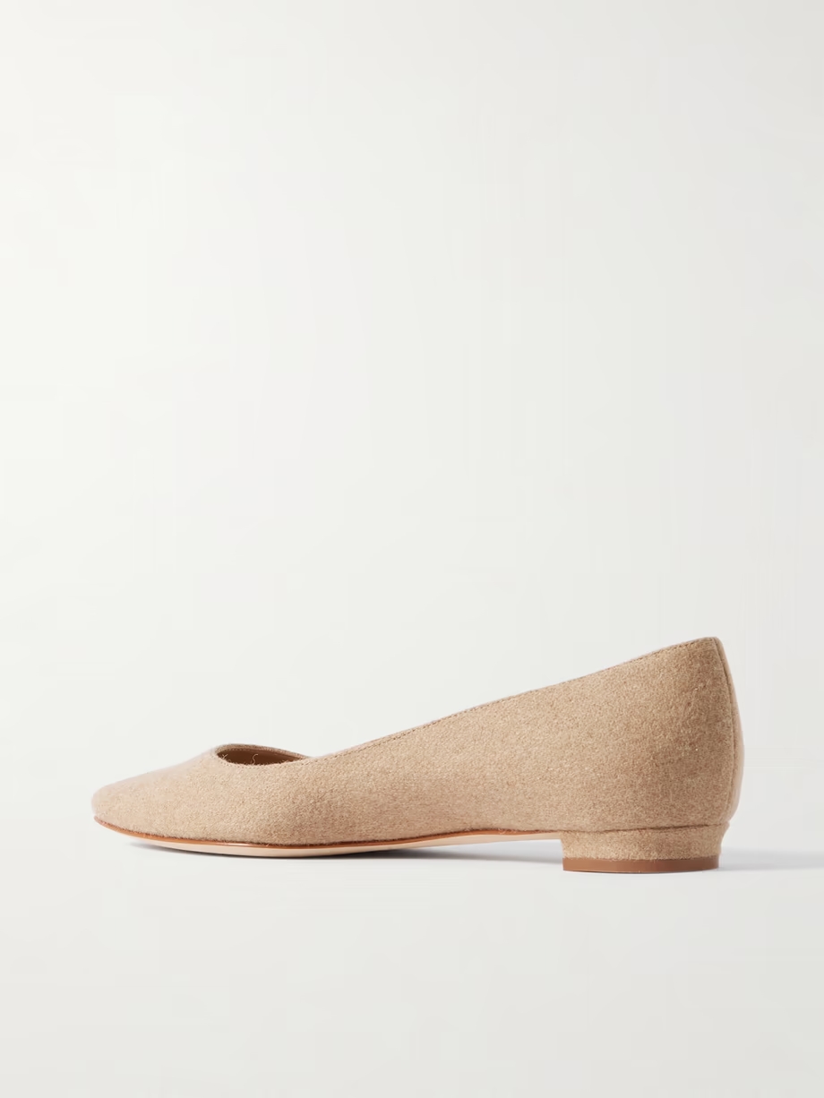 Lanza Bb wool point-toe flats Lanza Bb wool point-toe flats
