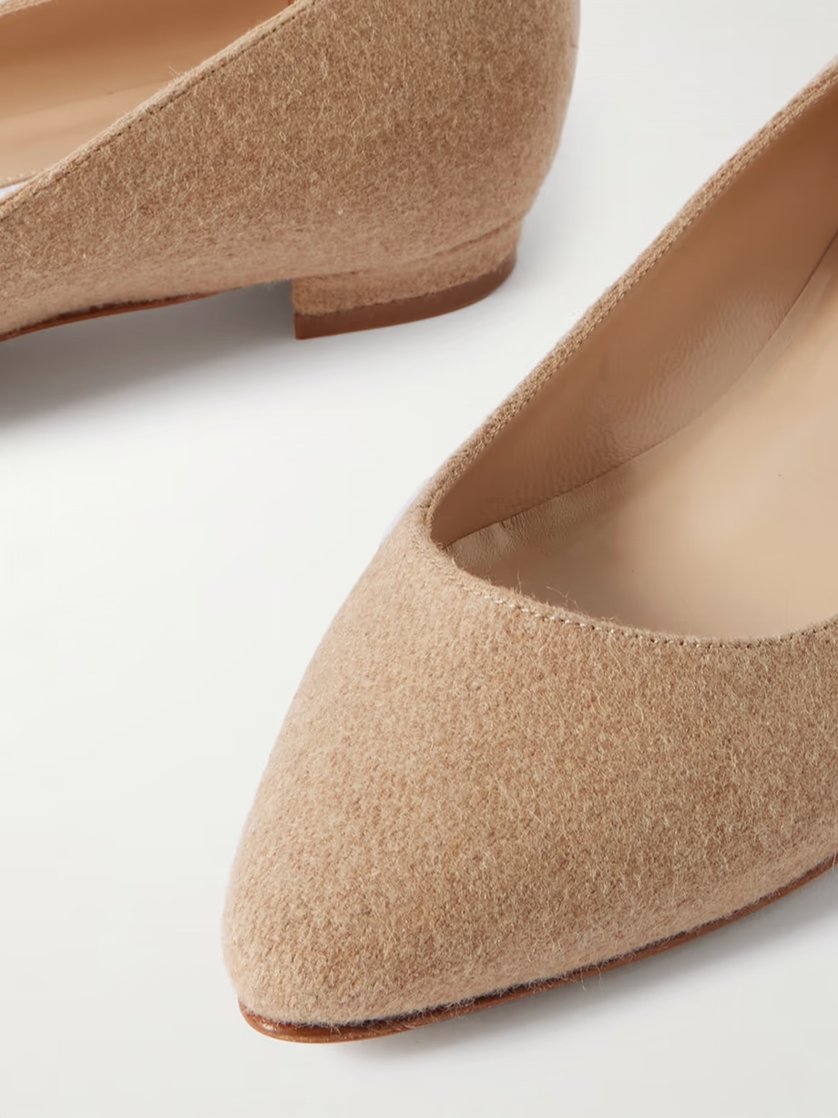 Lanza Bb wool point-toe flats Lanza Bb wool point-toe flats