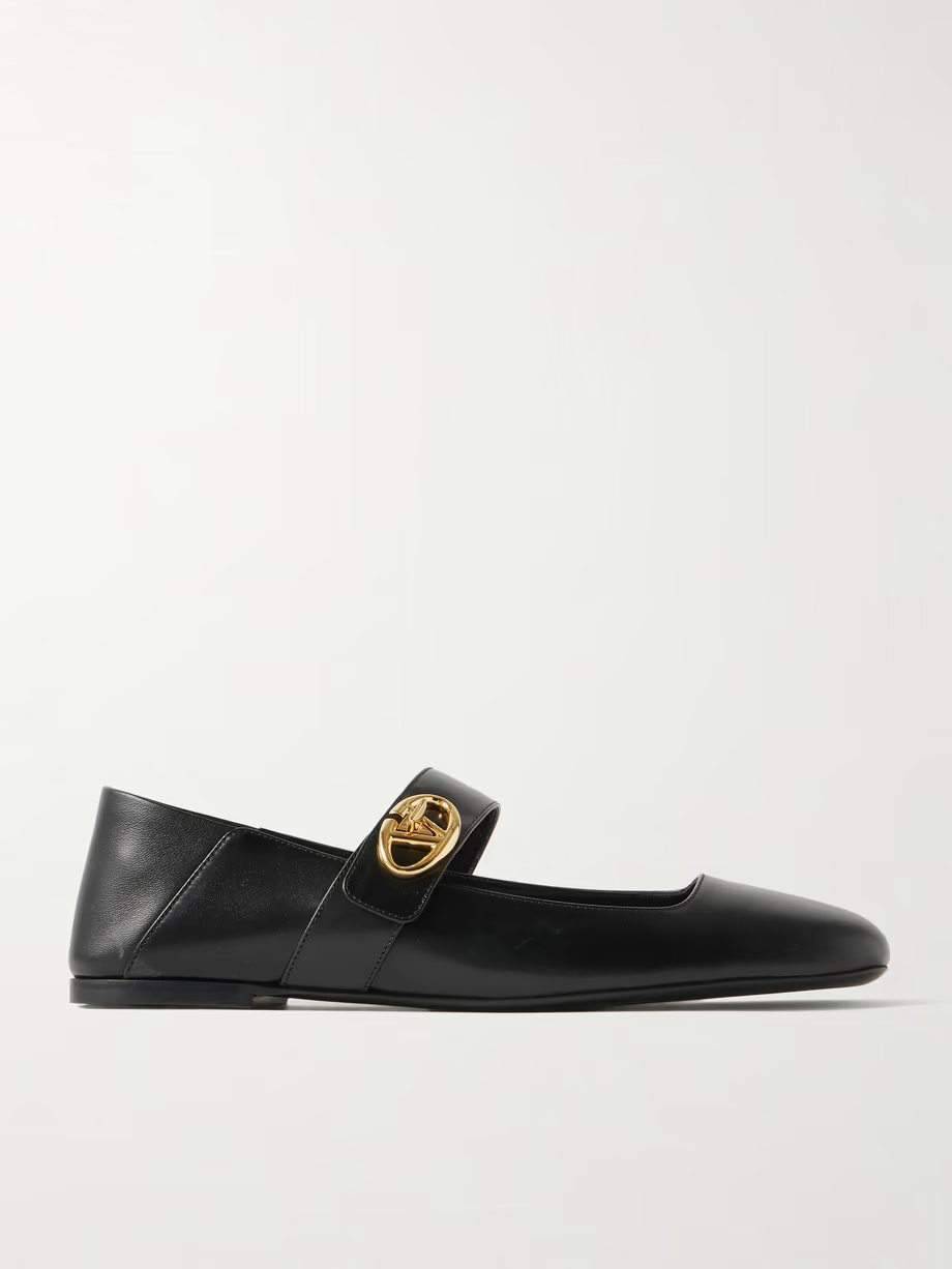 VLOGO Locker leather ballet flats VLOGO Locker leather ballet flats
