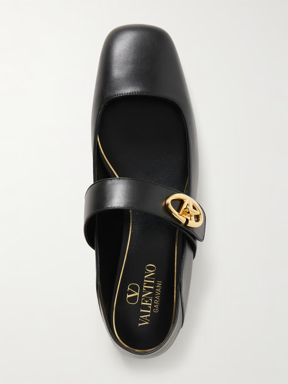 VLOGO Locker leather ballet flats VLOGO Locker leather ballet flats