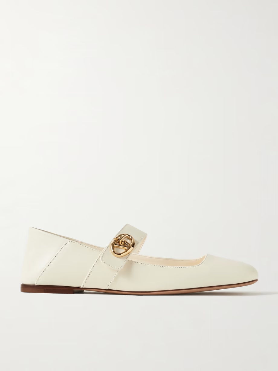 VLOGO Locker leather ballet flats VLOGO Locker leather ballet flats