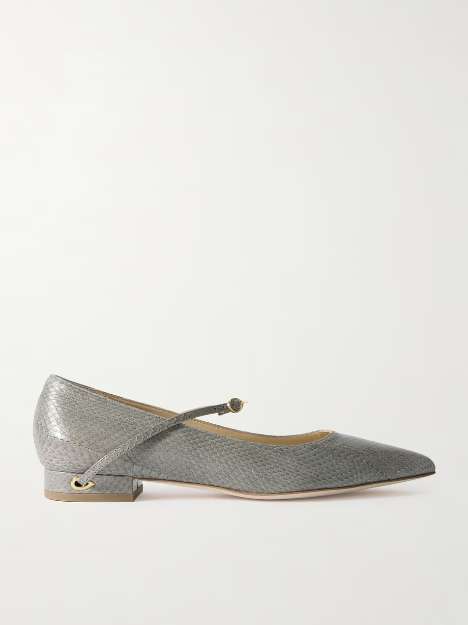 Lorenzo 20 snake leather flats Lorenzo 20 snake leather flats
