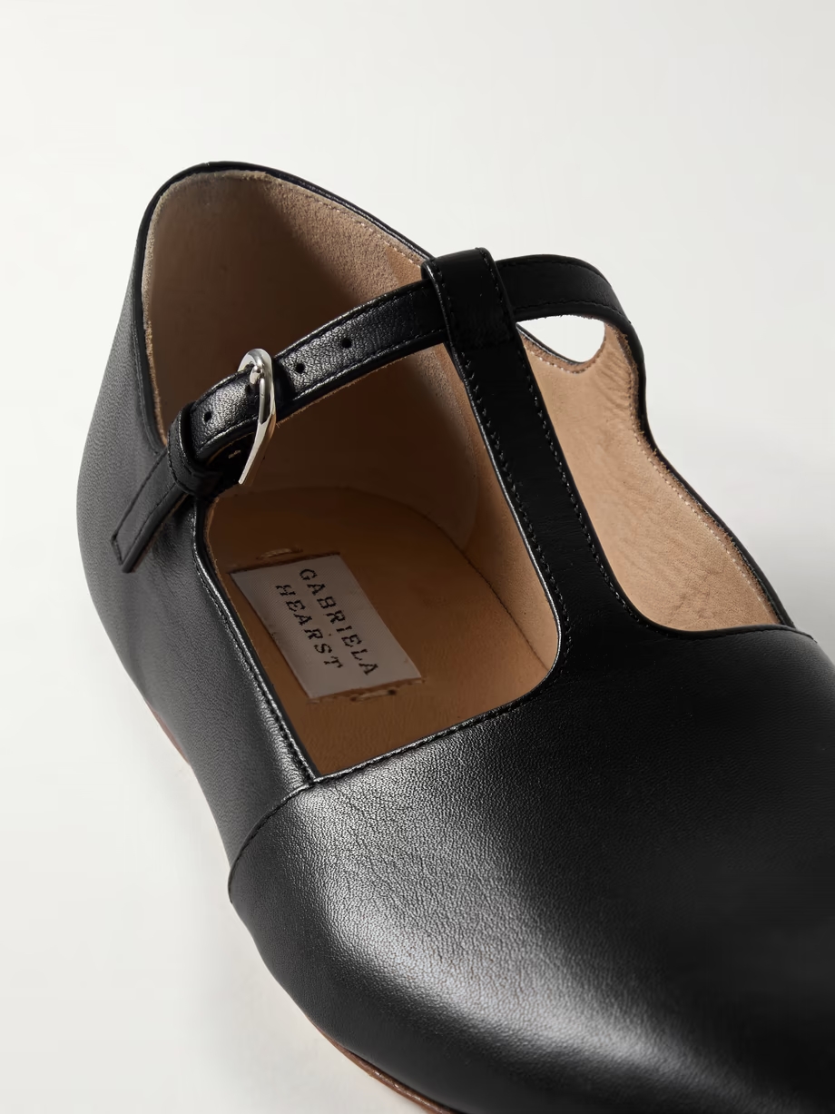 Lola Ballerina leather Mary Jane point-toe flats Lola Ballerina leather Mary Jane point-toe flats