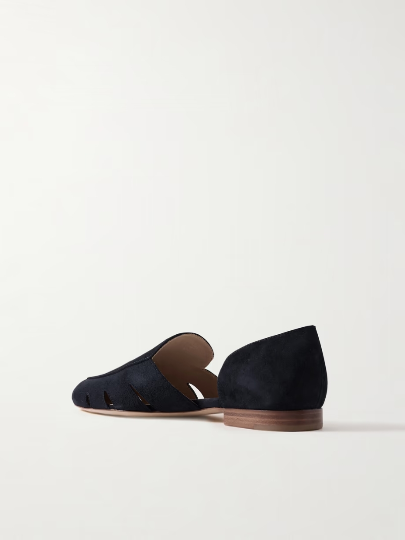 Rory cutout suede flats Rory cutout suede flats