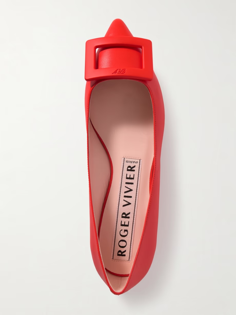 Gommettine buckled leather ballet flats Gommettine buckled leather ballet flats