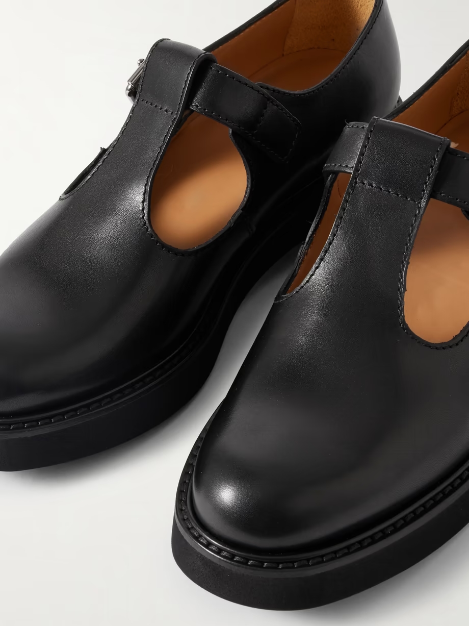 Hythe 2 leather Mary Jane loafers Hythe 2 leather Mary Jane loafers