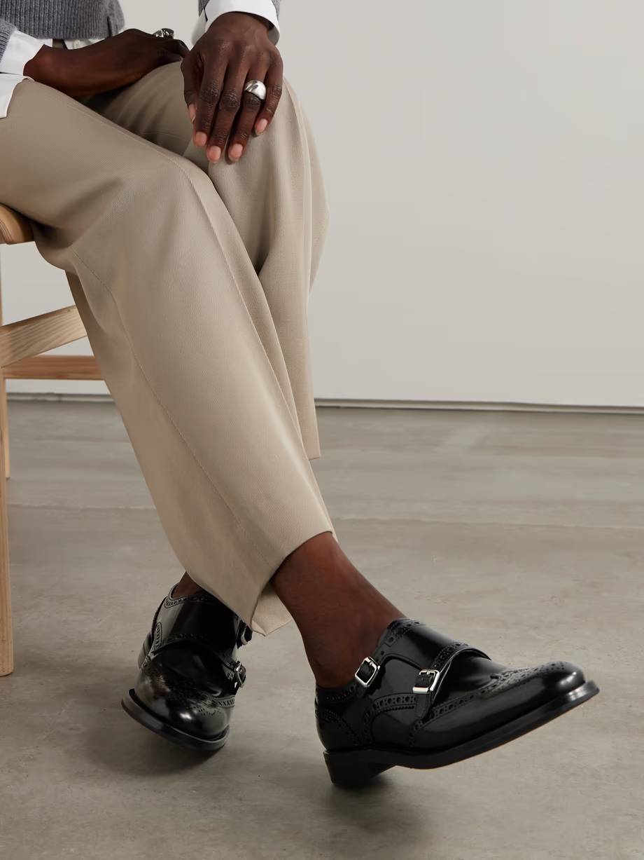 Lana R leather brogues Lana R leather brogues