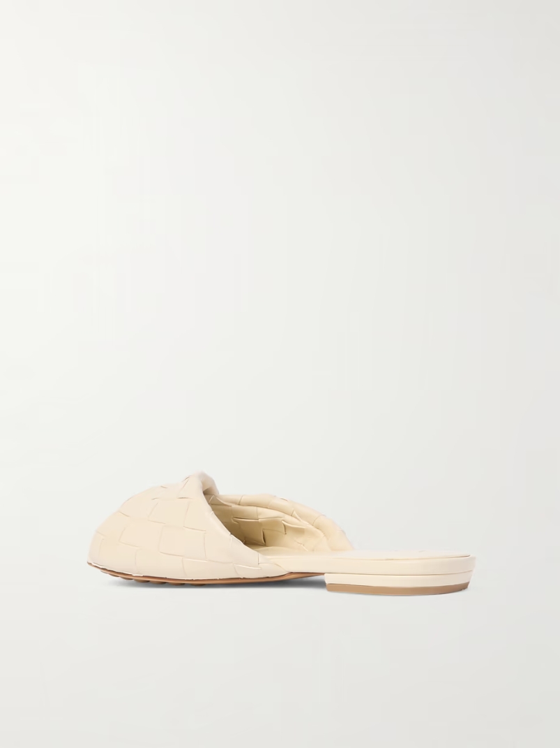 Blink intrecciato leather slides Blink intrecciato leather slides