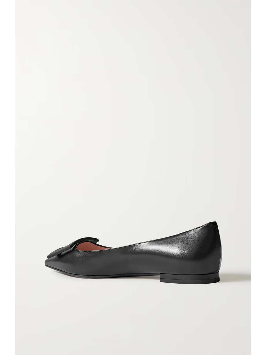 Gommettine buckled leather ballet flats Gommettine buckled leather ballet flats