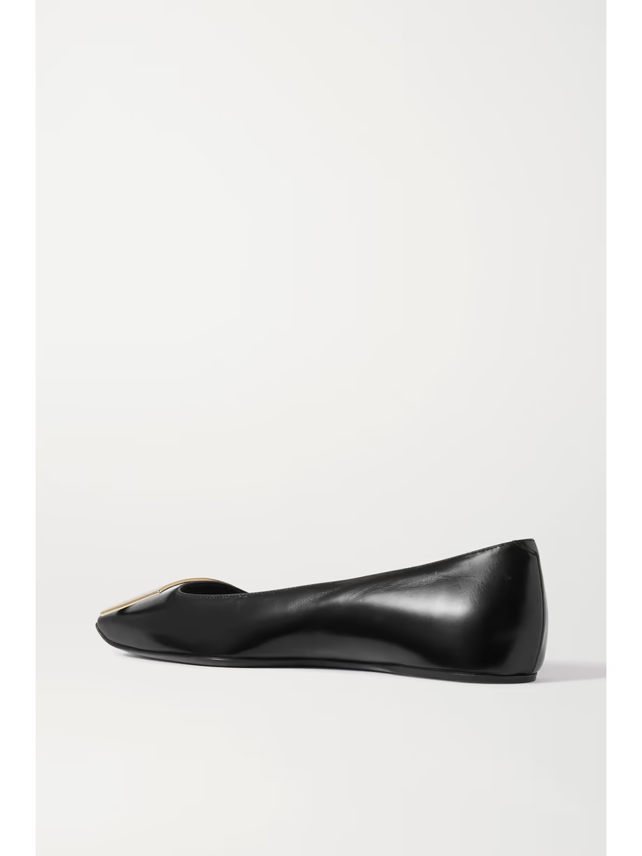 Trompette Bellerine glossed-leather ballet flats Trompette Bellerine glossed-leather ballet flats