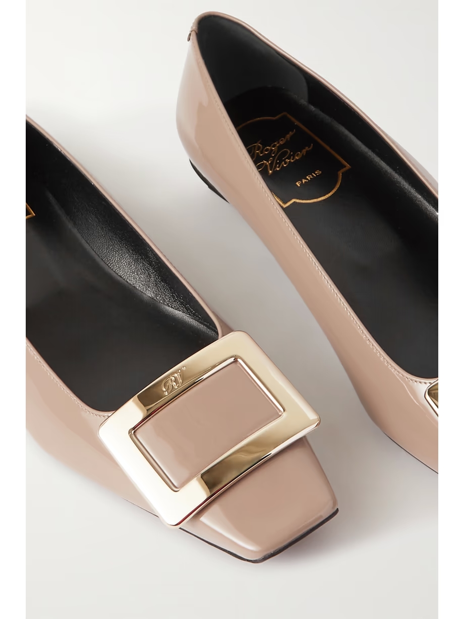 Belle Vivier patent-leather ballet flats Belle Vivier patent-leather ballet flats