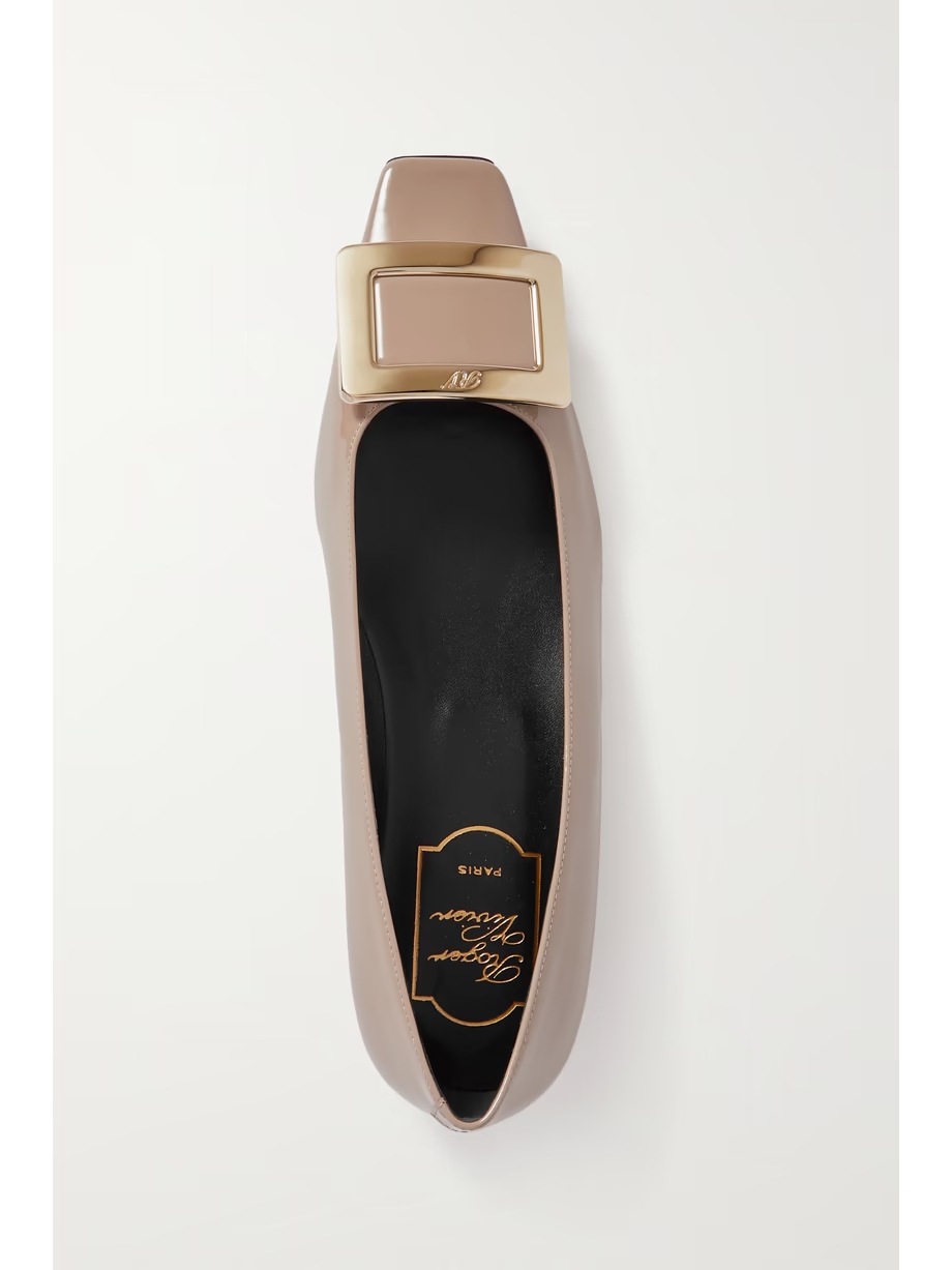 Belle Vivier patent-leather ballet flats Belle Vivier patent-leather ballet flats