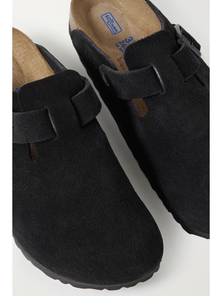 Boston suede clogs Boston suede clogs