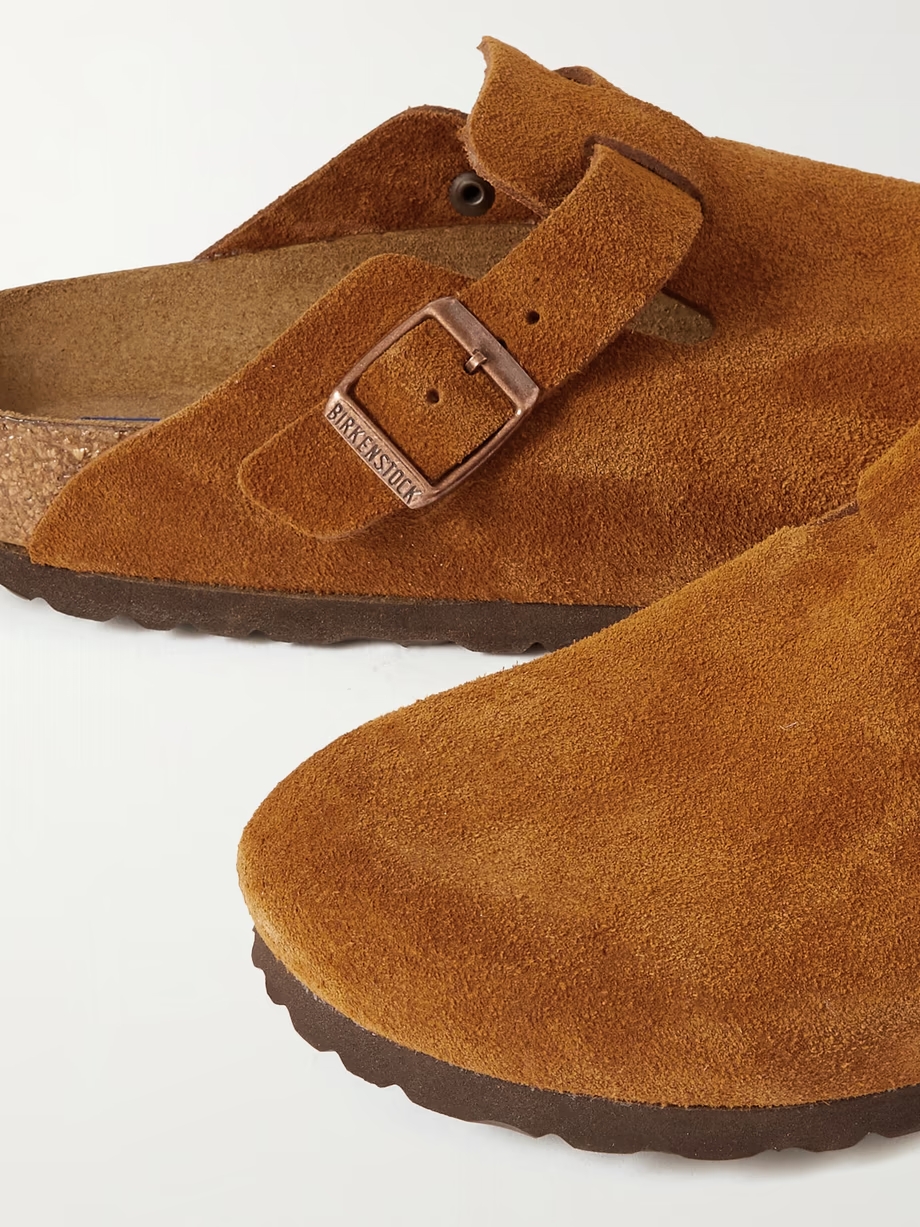 Boston suede clogs Boston suede clogs
