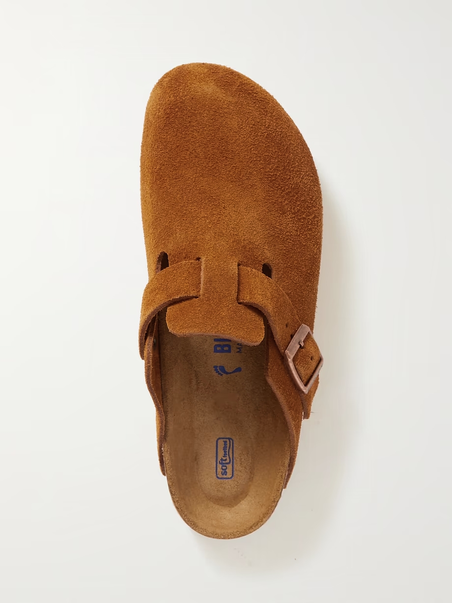 Boston suede clogs Boston suede clogs