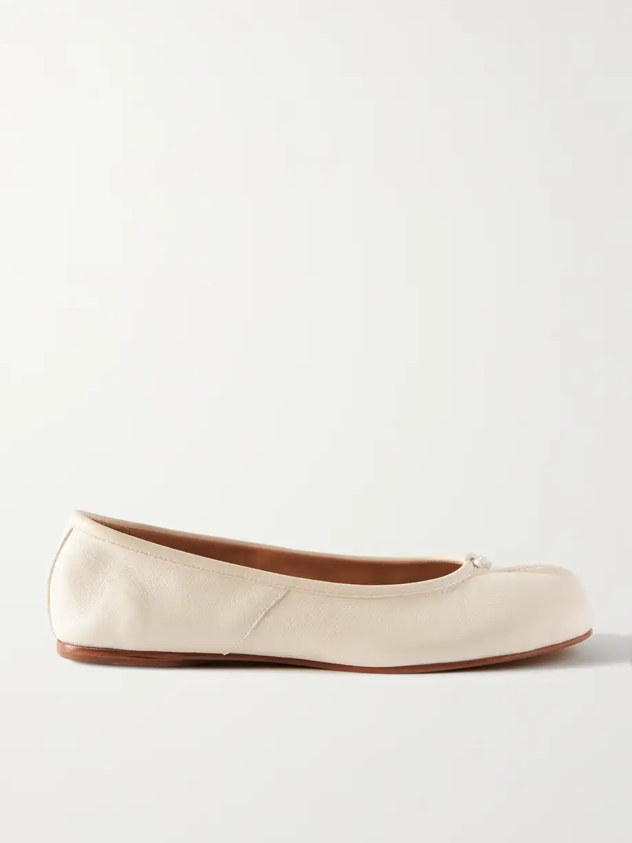 Tabi split-toe leather ballet flats Tabi split-toe leather ballet flats