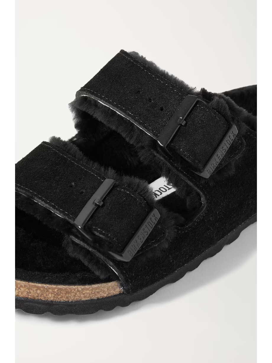 Arizona shearling-lined suede sandals Arizona shearling-lined suede sandals