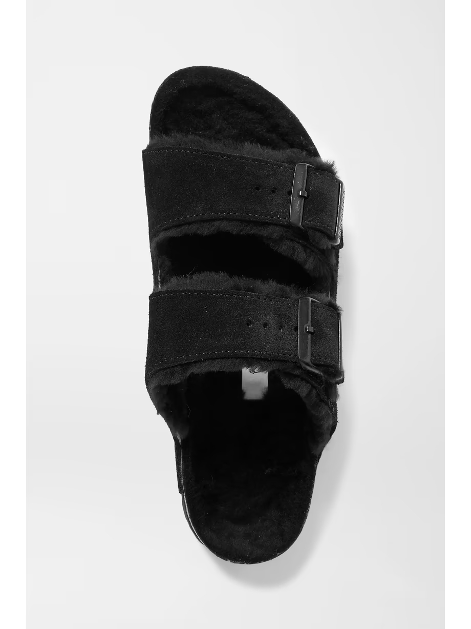 Arizona shearling-lined suede sandals Arizona shearling-lined suede sandals