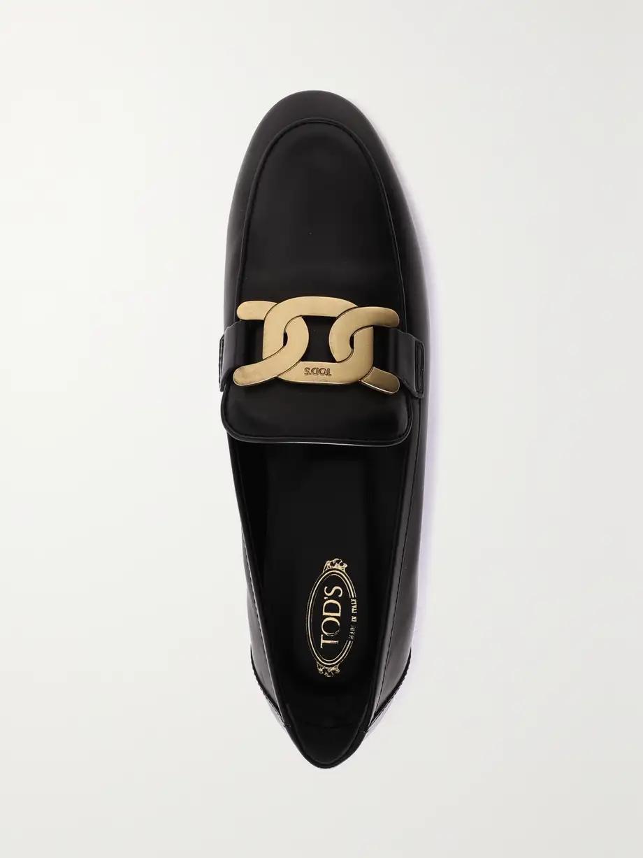 Embellished leather loafers Embellished leather loafers