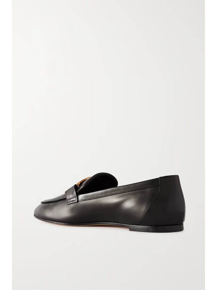 Embellished leather loafers Embellished leather loafers