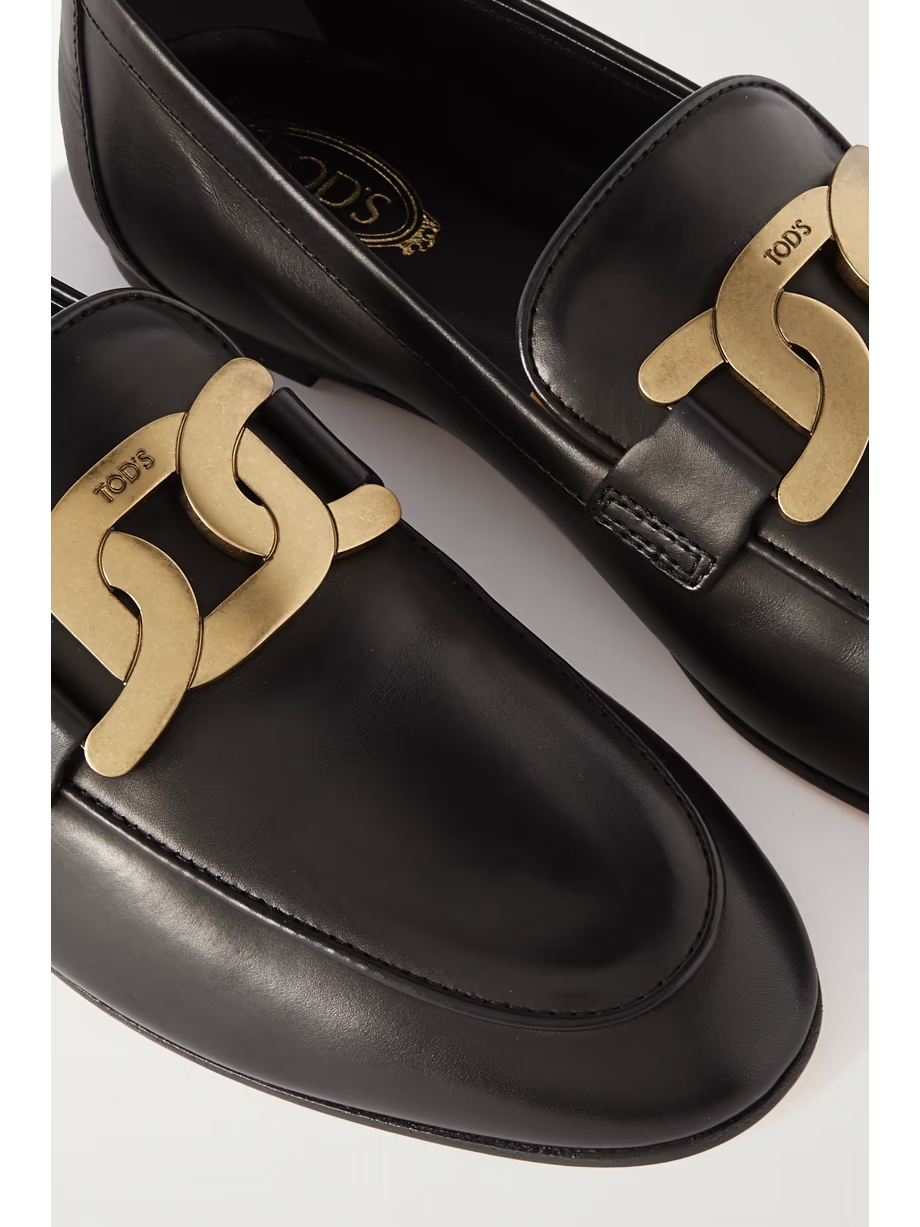 Embellished leather loafers Embellished leather loafers