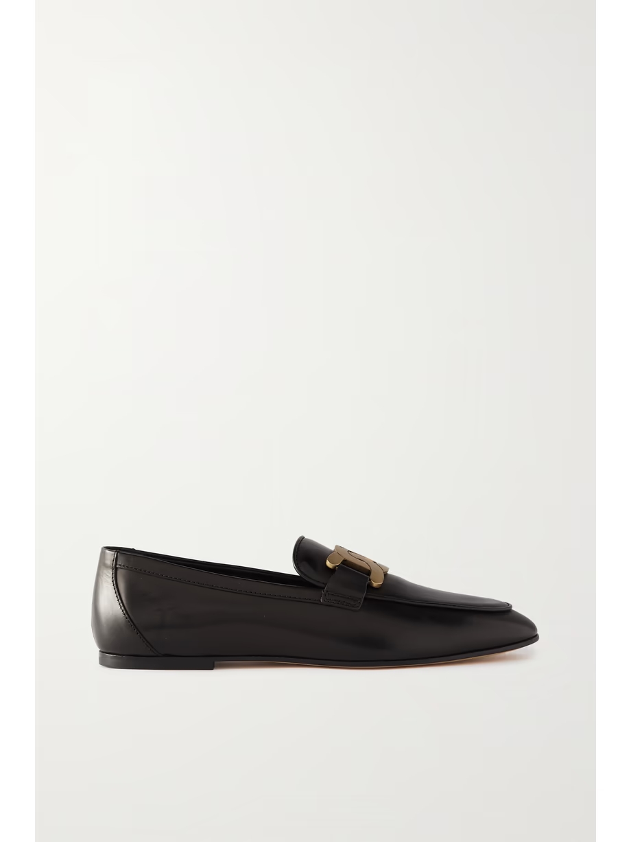 Embellished leather loafers Embellished leather loafers