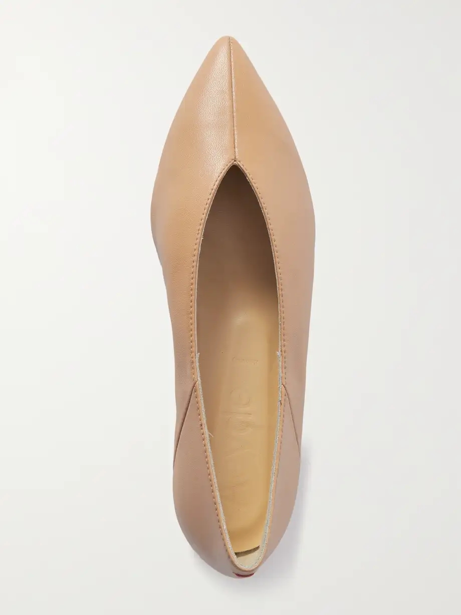 Moa leather point-toe flats Moa leather point-toe flats