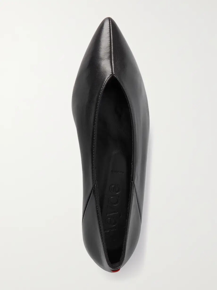 Moa leather point-toe flats Moa leather point-toe flats