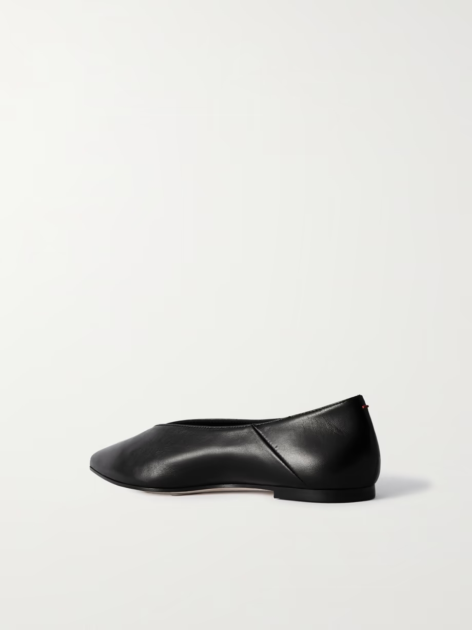 Moa leather point-toe flats Moa leather point-toe flats