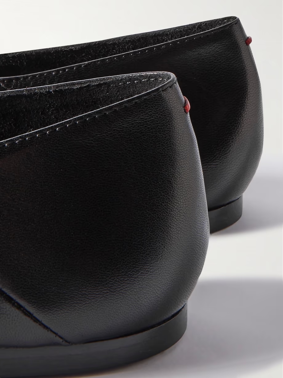 Moa leather point-toe flats Moa leather point-toe flats