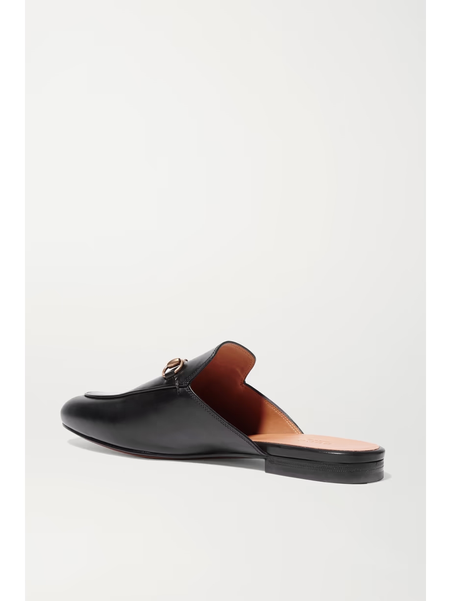 Princetown horsebit-detailed leather slippers Princetown horsebit-detailed leather slippers