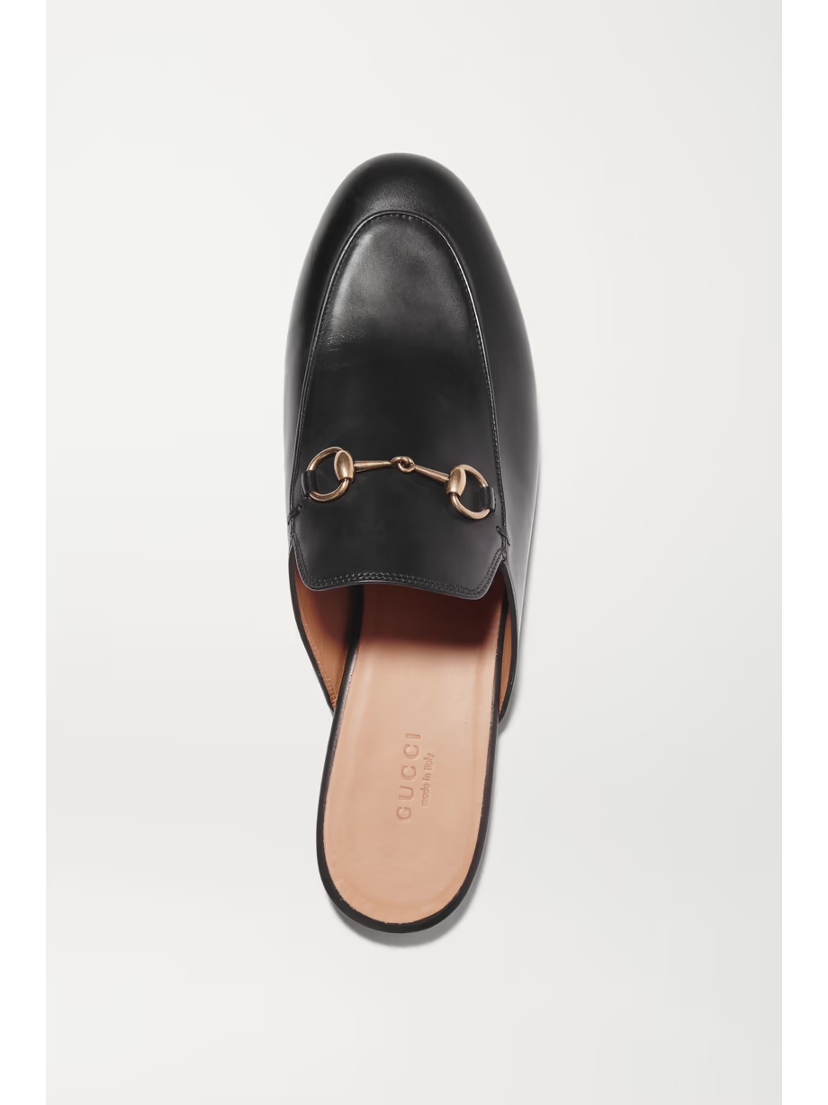 Princetown horsebit-detailed leather slippers Princetown horsebit-detailed leather slippers