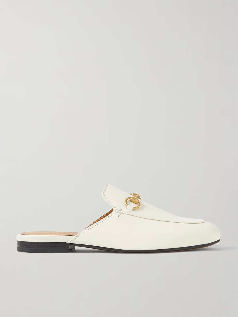 Princetown horsebit-detailed leather slippers Princetown horsebit-detailed leather slippers