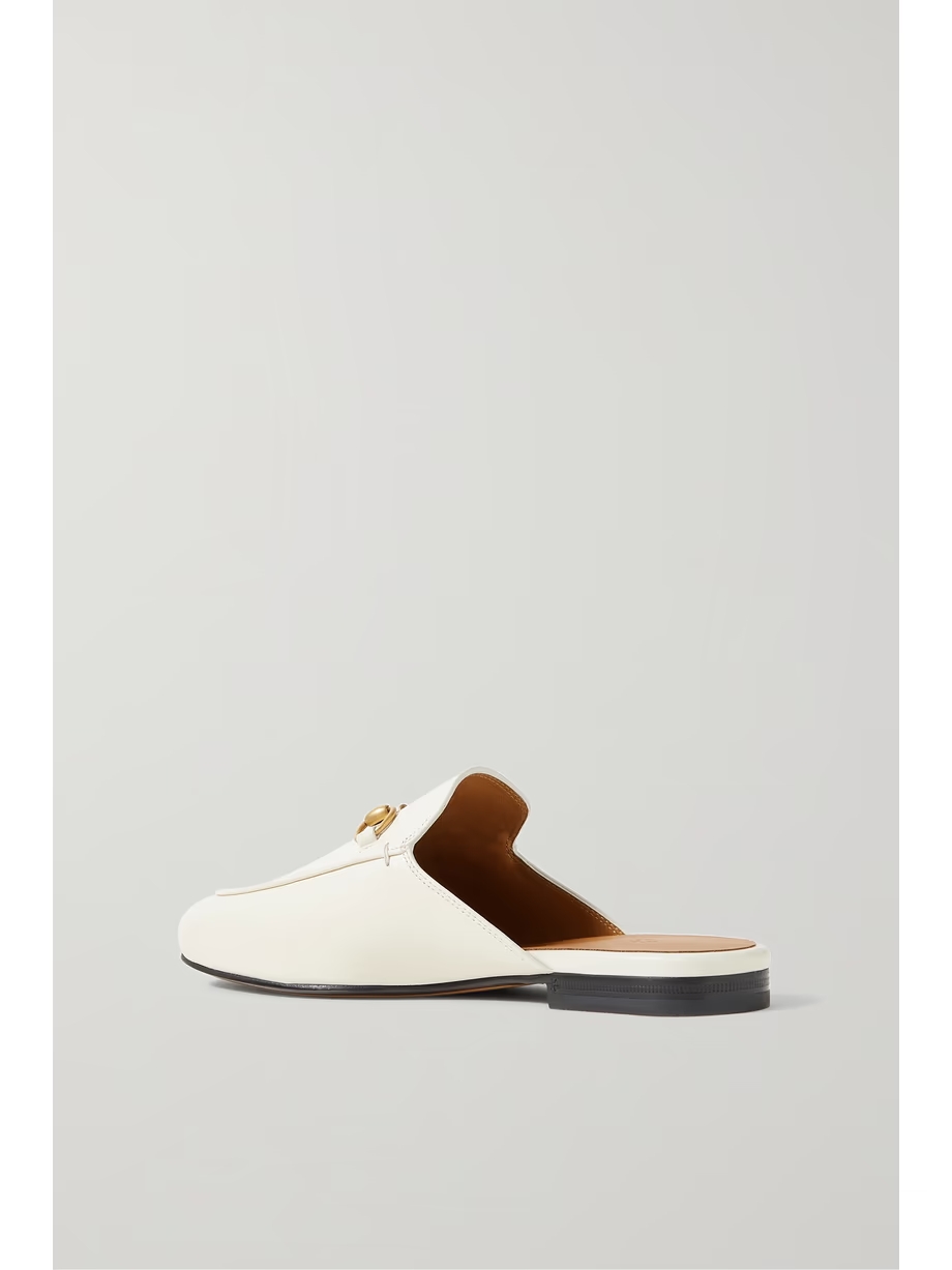 Princetown horsebit-detailed leather slippers Princetown horsebit-detailed leather slippers