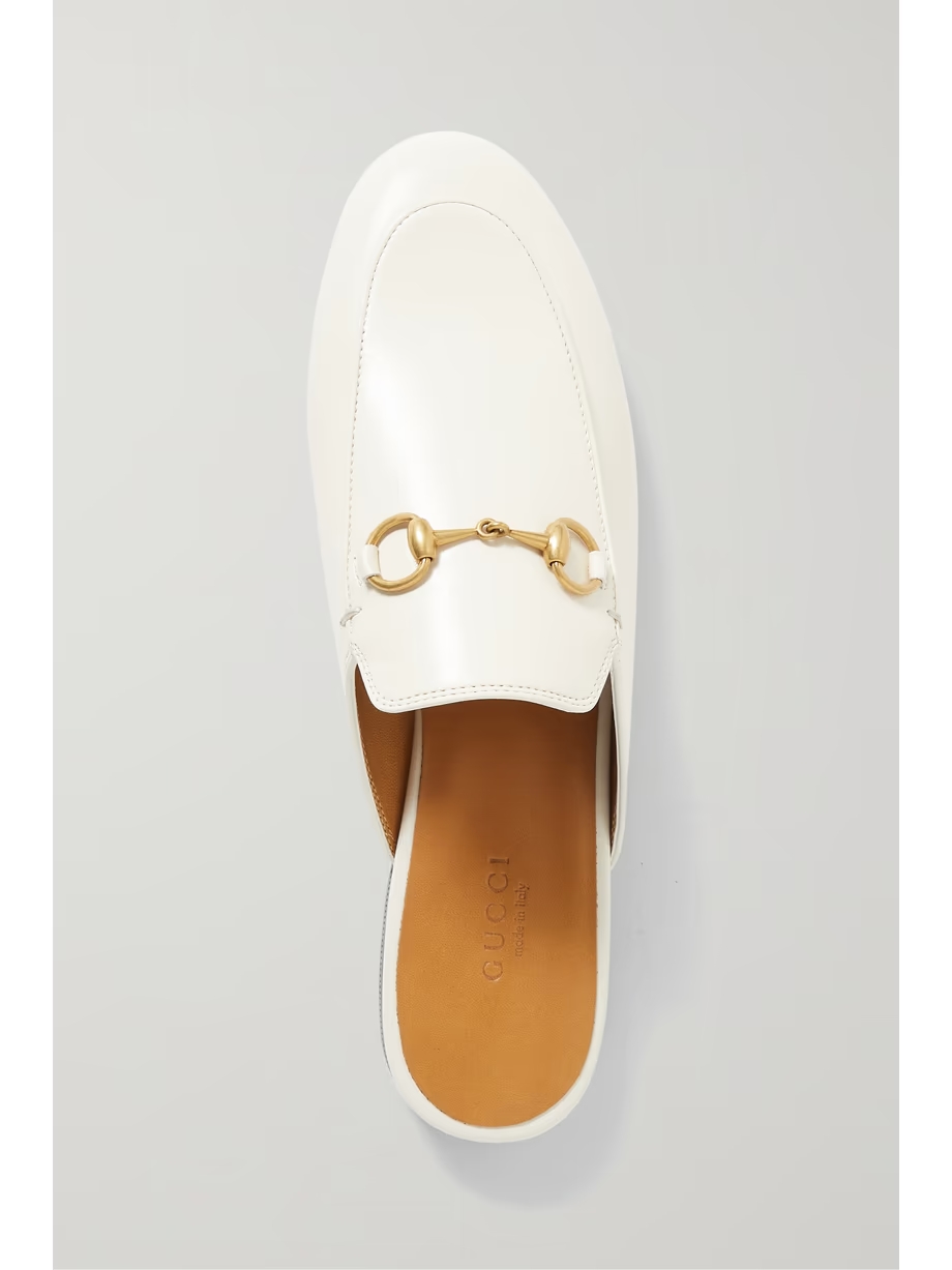 Princetown horsebit-detailed leather slippers Princetown horsebit-detailed leather slippers