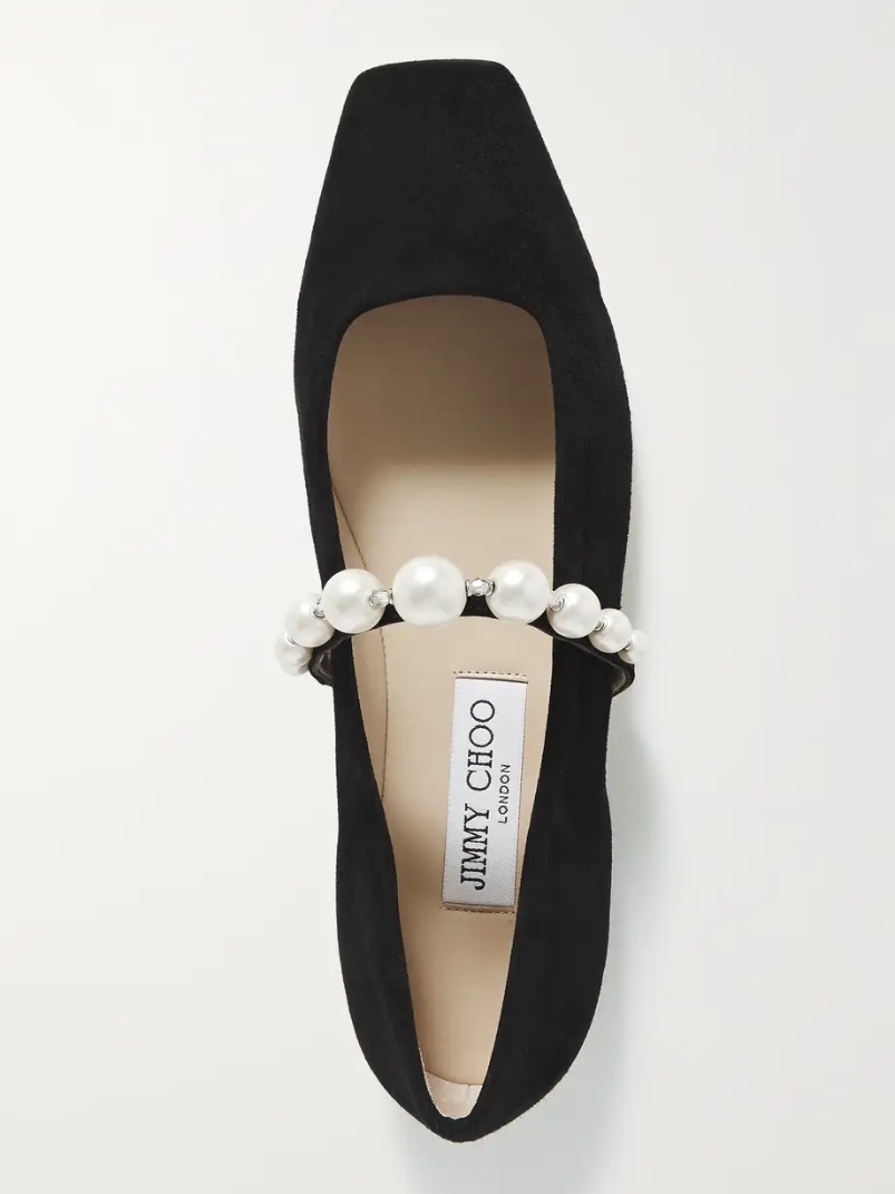 Ade embellished suede ballet flats Ade embellished suede ballet flats