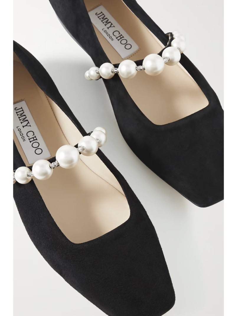 Ade embellished suede ballet flats Ade embellished suede ballet flats