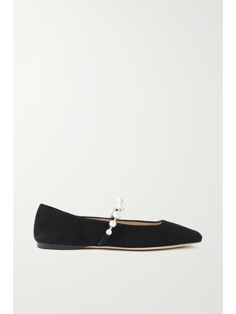 Ade embellished suede ballet flats Ade embellished suede ballet flats