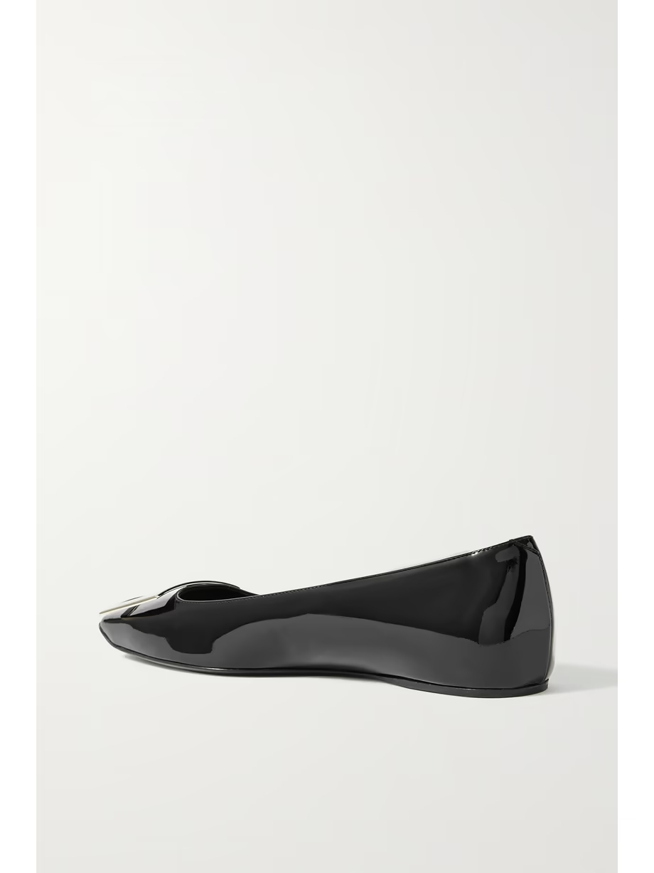 Trompette Bellerine glossed-leather ballet flats Trompette Bellerine glossed-leather ballet flats