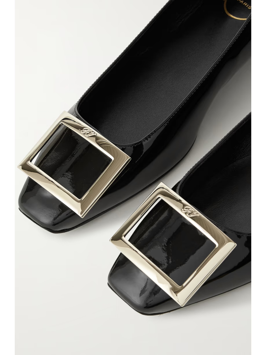 Trompette Bellerine glossed-leather ballet flats Trompette Bellerine glossed-leather ballet flats