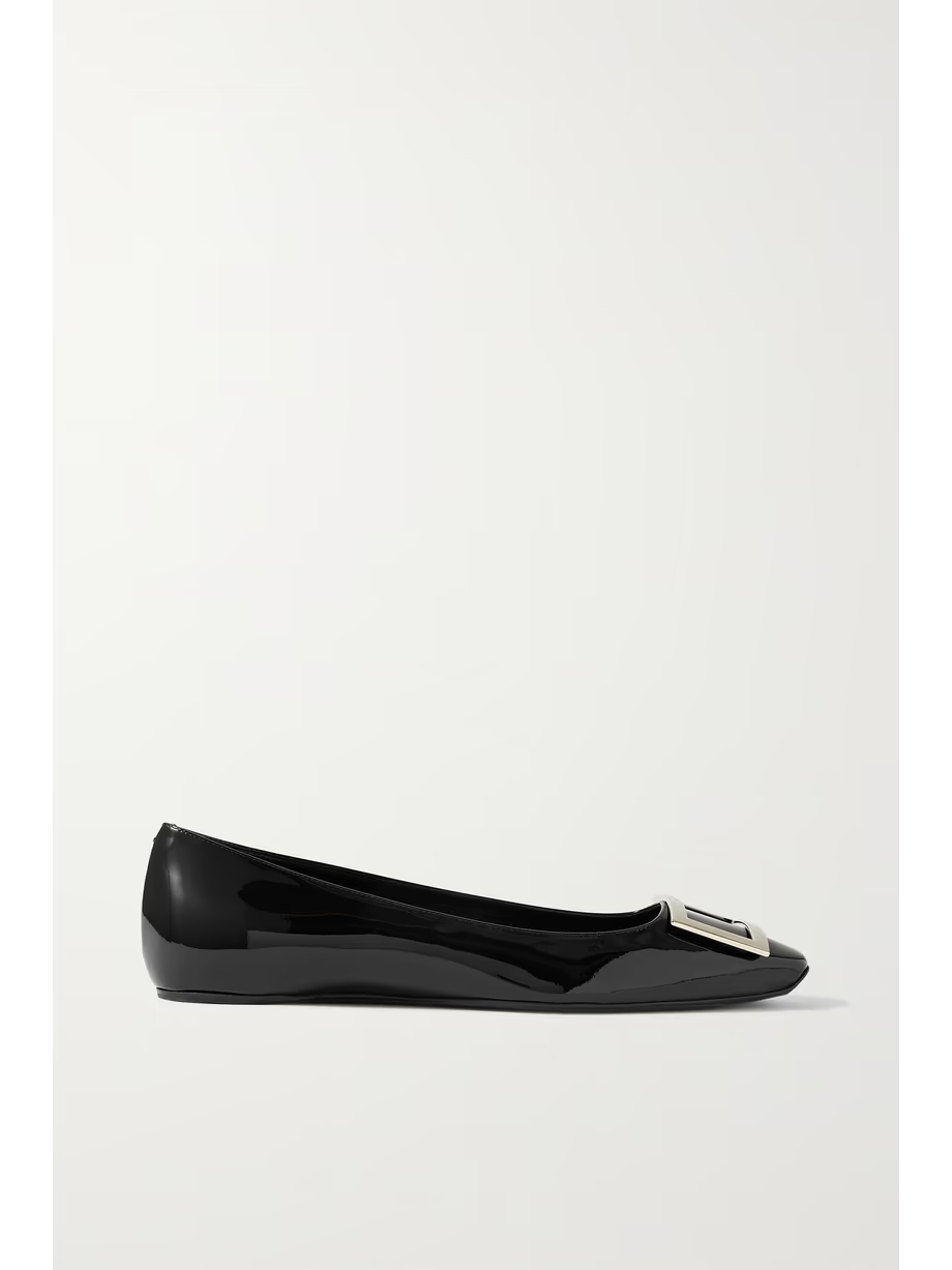 Trompette Bellerine glossed-leather ballet flats Trompette Bellerine glossed-leather ballet flats