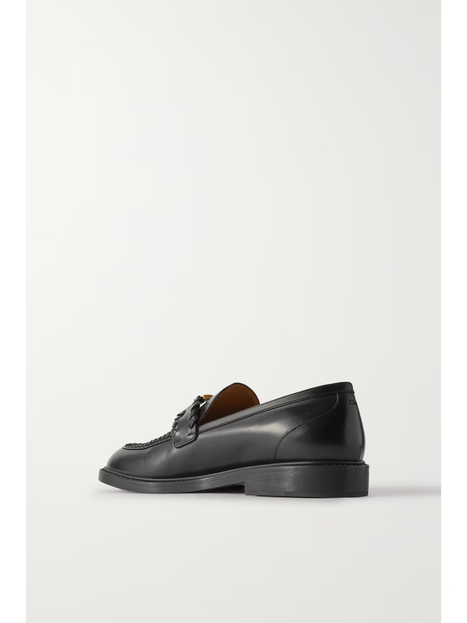 Marcie embellished leather loafers Marcie embellished leather loafers