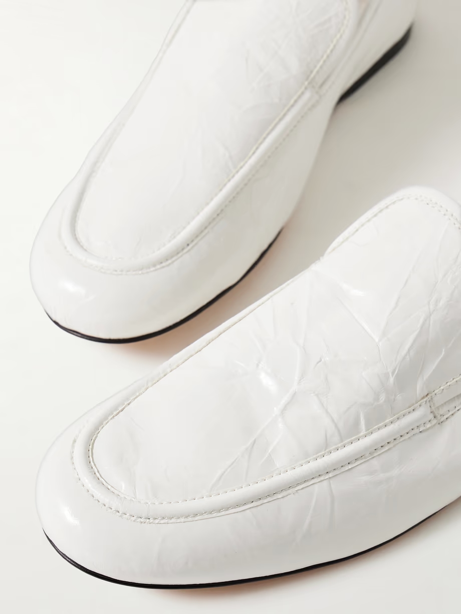 Alessio crinkled-leather loafers Alessio crinkled-leather loafers