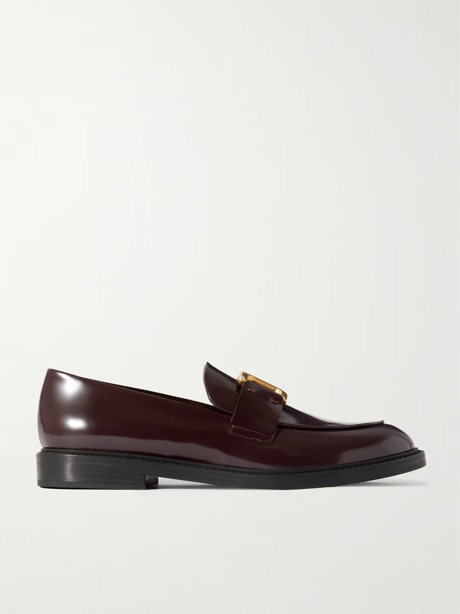 Marcie embellished leather loafers Marcie embellished leather loafers
