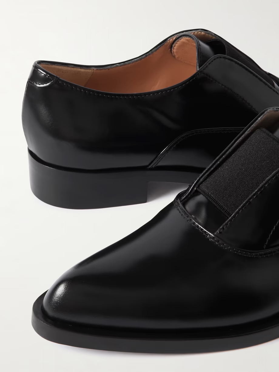 Dover glossed-leather loafers Dover glossed-leather loafers