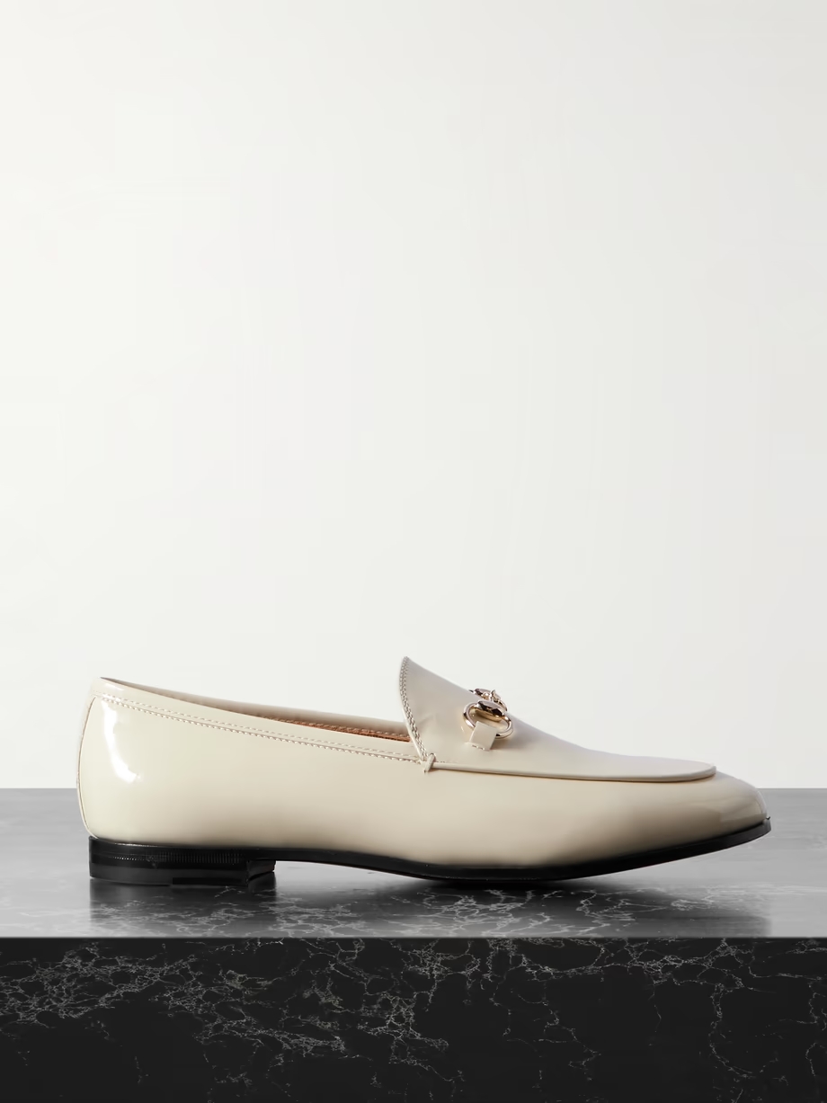 Jordaan horsebit-detailed patent-leather loafers Jordaan horsebit-detailed patent-leather loafers