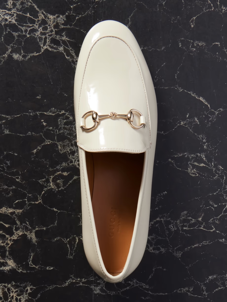 Jordaan horsebit-detailed patent-leather loafers Jordaan horsebit-detailed patent-leather loafers