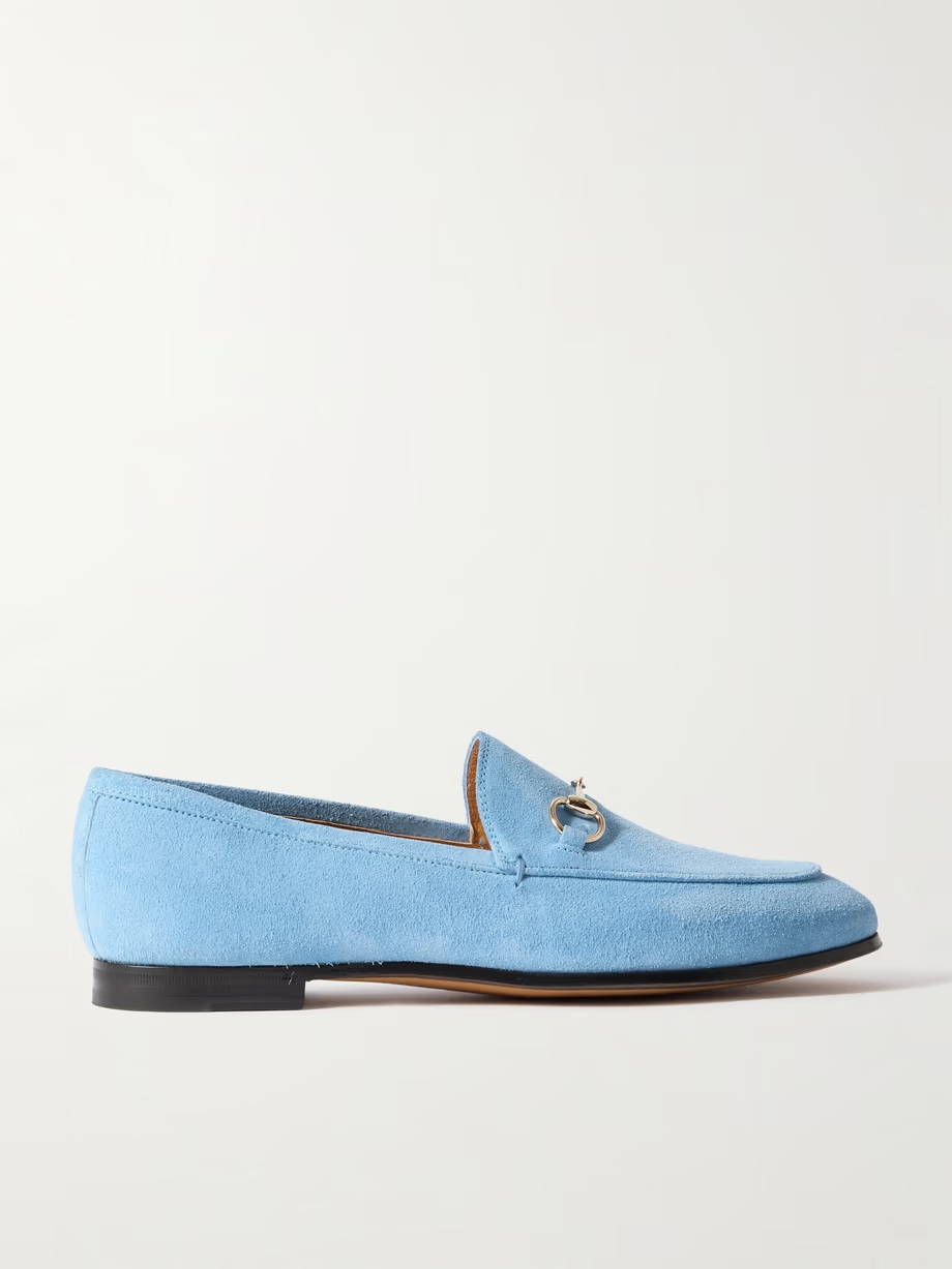 Jordaan horsebit-detailed suede loafers Jordaan horsebit-detailed suede loafers
