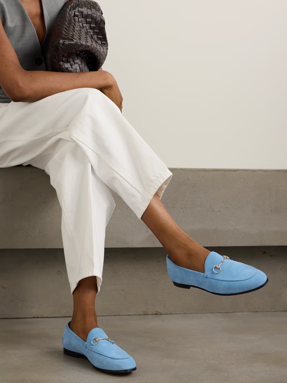 Jordaan horsebit-detailed suede loafers Jordaan horsebit-detailed suede loafers